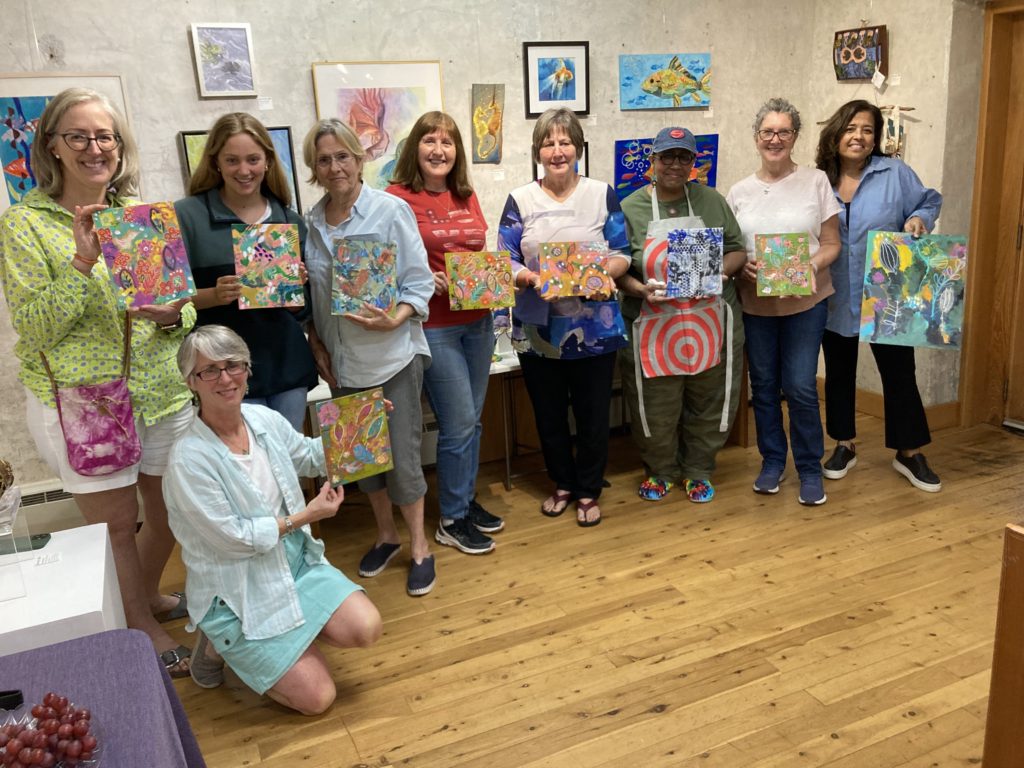 Abstract Intuitive Painting with Deborah Velasquez Registration
