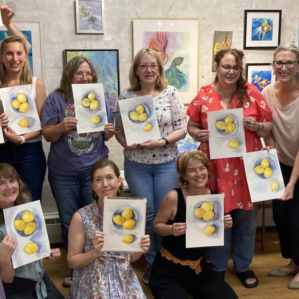 Taste of Summer | Lemons in Watercolor with Julie Phillipps